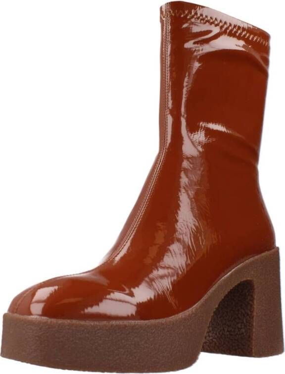 Noa Harmon Heeled Boots Brown Dames