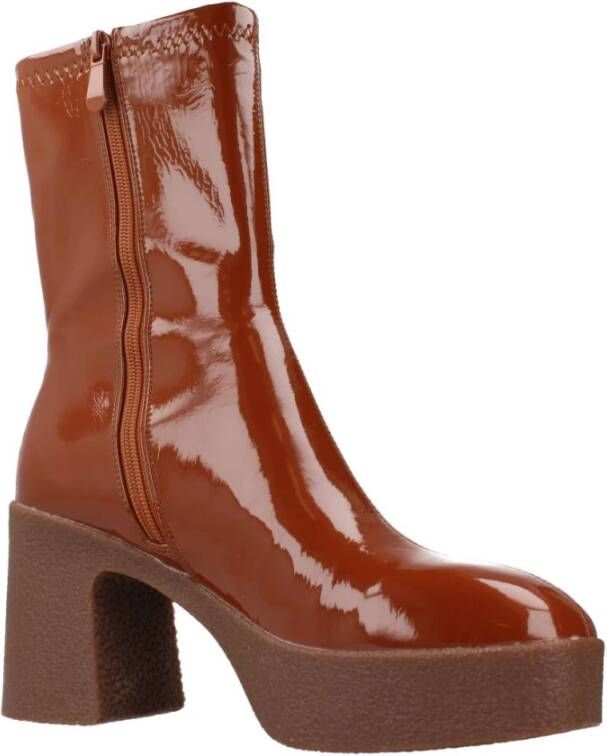 Noa Harmon Heeled Boots Brown Dames