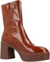 Noa Harmon Heeled Boots Brown Dames - Thumbnail 5