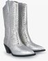 Noa Harmon Metallic Studded Boot Gray Dames - Thumbnail 2