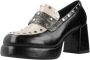 Noa Harmon Platform Moccasin Pumps Black Dames - Thumbnail 2