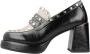 Noa Harmon Platform Moccasin Pumps Black Dames - Thumbnail 3