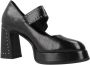 Noa Harmon Platform Pumps Black Dames - Thumbnail 5