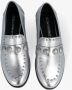 Noa Harmon Stijlvolle Zilveren Vegan Loafers Gray Dames - Thumbnail 4