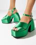 Nodaleto Groene Plateau Sandalen Bulla Joni Green Dames - Thumbnail 2