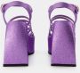Nodaleto Bulla Chibi Sandals Purple Leather Paars Dames - Thumbnail 3