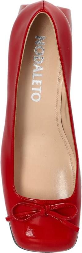 Nodaleto Leren hakken schoenen Red Dames