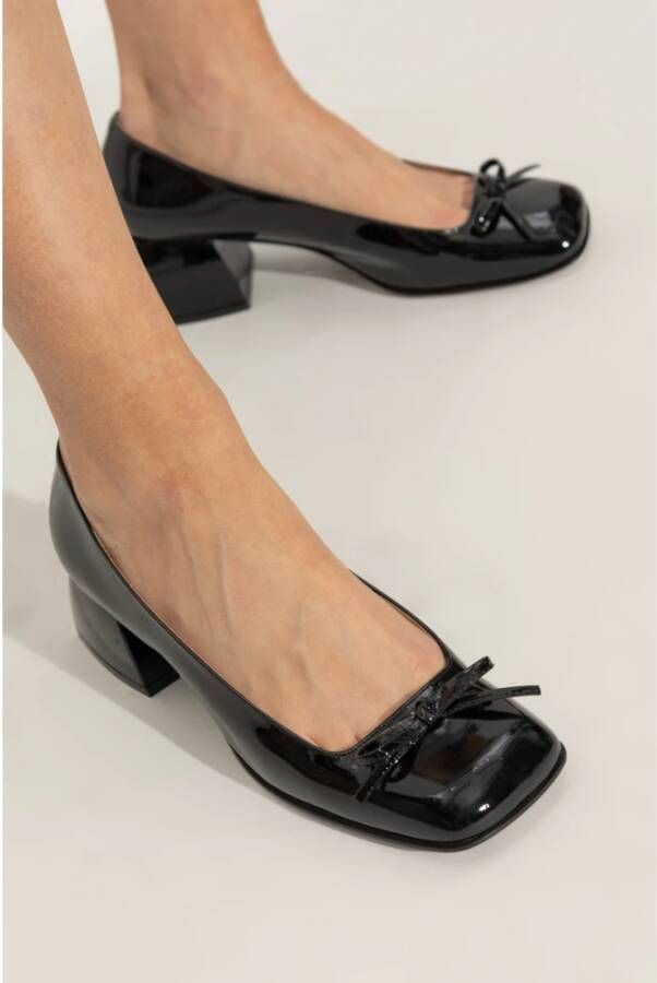 Nodaleto Leren schoenen met hak Black Dames