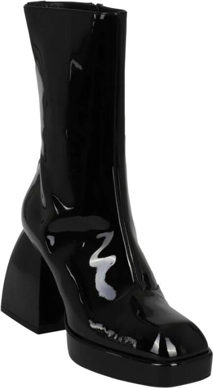 Nodaleto Luxe Kalfsleren Schoenen Black Dames