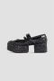 Noir Kei Ninomiya Zwarte Glitter Platform Mary Janes Black Dames - Thumbnail 4