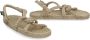 Nomadic State of Mind Lurex Touw Sandalen Beige Dames - Thumbnail 2