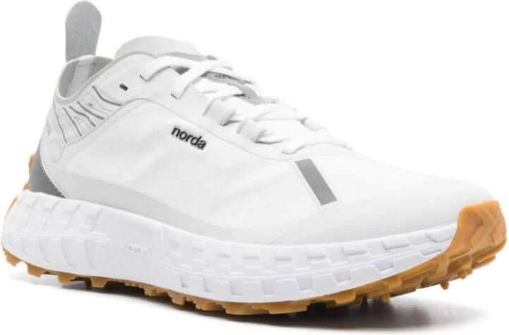 Norda Witte Sneakers met Bio-Dyneema Bovenwerk White Heren