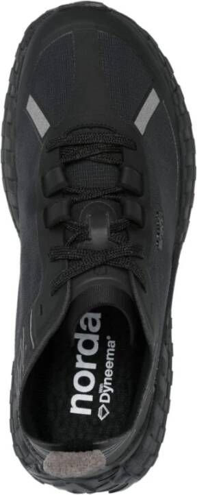 Norda Zwarte Sneakers Bio-Dyneema Reflecterende Details Black Dames