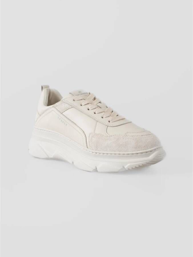 Normann Copenhagen Platform sneakers met glad leer White Dames