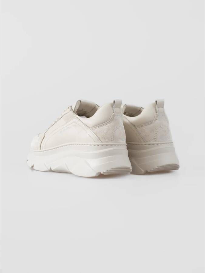 Normann Copenhagen Platform sneakers met glad leer White Dames