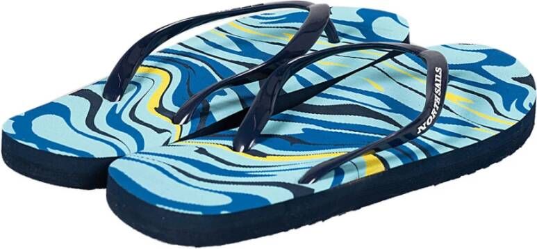 North Sails Flip Flops Blauw Dames