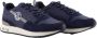 North Sails Blauwe Sneakers van Gerecycled Nylon met Suède Details Blauw Heren - Thumbnail 2