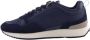 North Sails Blauwe Sneakers van Gerecycled Nylon met Suède Details Blauw Heren - Thumbnail 4