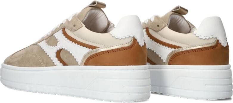 Notre-v Beige Chunky Sole Low-Top Sneakers Beige Dames