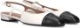 Notre-v Beige leren slingbacks voor dames White Dames - Thumbnail 10