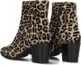 Notre-V At 156 Enkellaarsjes Enkelboots met rits Dames Taupe - Thumbnail 9