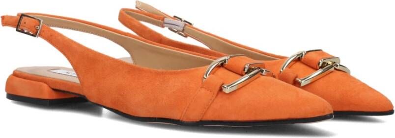 Notre-v Beige Slingbacks met puntige neus Orange Dames