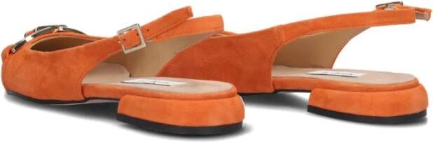 Notre-v Beige Slingbacks met puntige neus Orange Dames