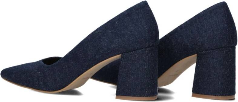 Notre-v Blauwe Denim Elegante Pumps Blue Dames