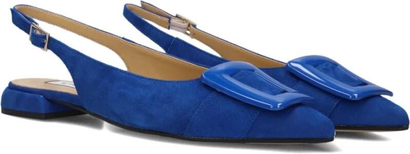 Notre-v Blauwe Slingback Elegante Stijl Schoenen Blue Dames