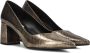 Notre-v Bronzen Reptielenleren Pumps Brown Dames - Thumbnail 8