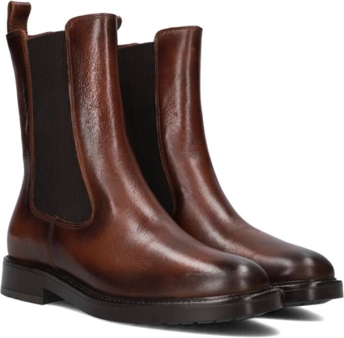 Notre-v Cognac Chelsea Boots voor Vrouwen Brown Dames