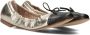 Notre-V 08-323 Ballerina's Ballarina Schoenen Instappers Dames Goud - Thumbnail 11