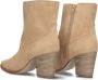 AYANA 1girl212 Enkellaarsjes Enkelboots met rits Dames Camel - Thumbnail 11