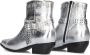 Notre-V As186 Enkellaarsjes Enkelboots met rits Dames Zilver - Thumbnail 10