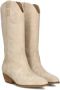 Notre-V As183 Cowboylaarzen Western Laarzen Dames Beige - Thumbnail 9