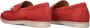 Notre-V 179 Loafers Nubuck Instapper Dames Rood - Thumbnail 13