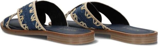 Notre-v Dames Slippers 23172 Blue Dames