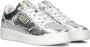 Notre-V Yenthe 2 Lage sneakers Leren Sneaker Dames Zilver - Thumbnail 5