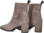 Notre-V 8543 Enkellaarsjes Enkelboots met rits Dames Grijs - Thumbnail 9