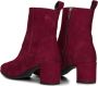 Notre-V 8543 Enkellaarsjes Enkelboots met rits Dames Rood - Thumbnail 11