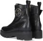 Notre-v Zwarte Bikerboots Trendy Stijl Black Dames - Thumbnail 5