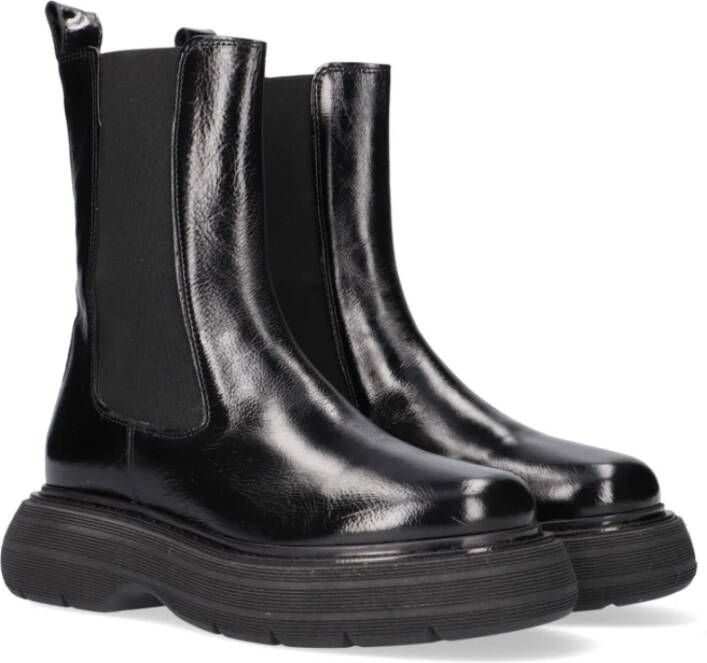 Notre-v Zwarte Chelsea Boot An131 Black Dames