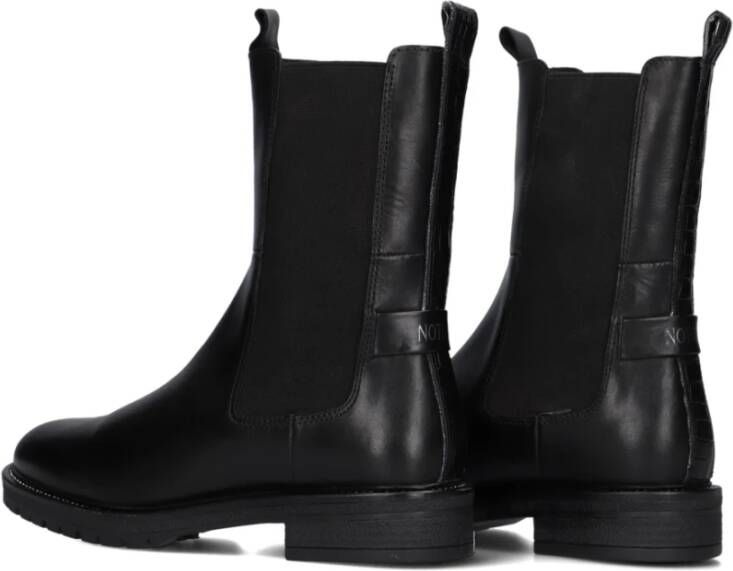 Notre-v Zwarte Chelsea Boots Dunga Ball-76 Black Dames