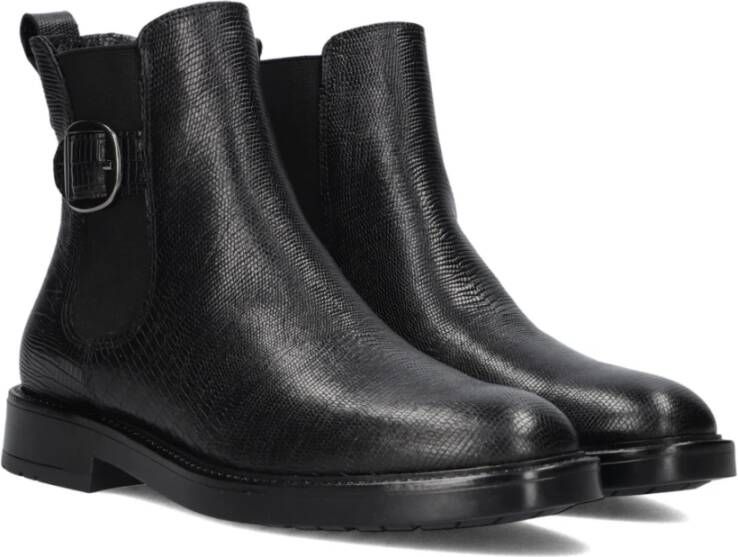 Notre-v Zwarte Chelsea Boots voor Dames Black Dames