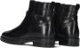 Notre-v Zwarte Enkelboots met Rits Black Dames - Thumbnail 10