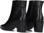 Notre-V At 156 Enkellaarsjes Enkelboots met rits Dames Zwart - Thumbnail 9