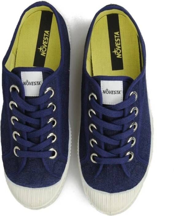 Novesta Denim Blue Transparent Sneakers Blue Heren