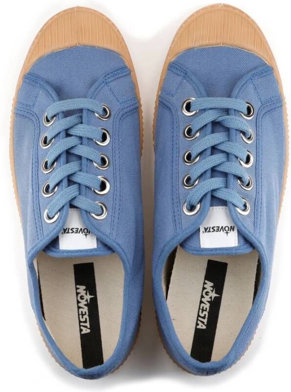 Novesta Denim Transparante Chunky Sole Sneakers Blue Heren