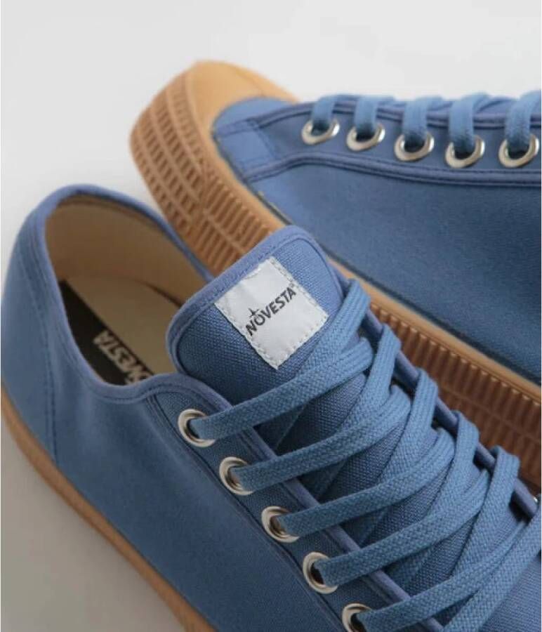 Novesta Denim Transparante Chunky Sole Sneakers Blue Heren