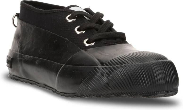 Novesta Rubber Sneaker Laag Zwart Black Unisex